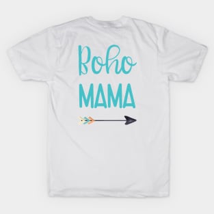 Boho Mama Bohemian Gift For Mom Arrow Tribal Design T-Shirt